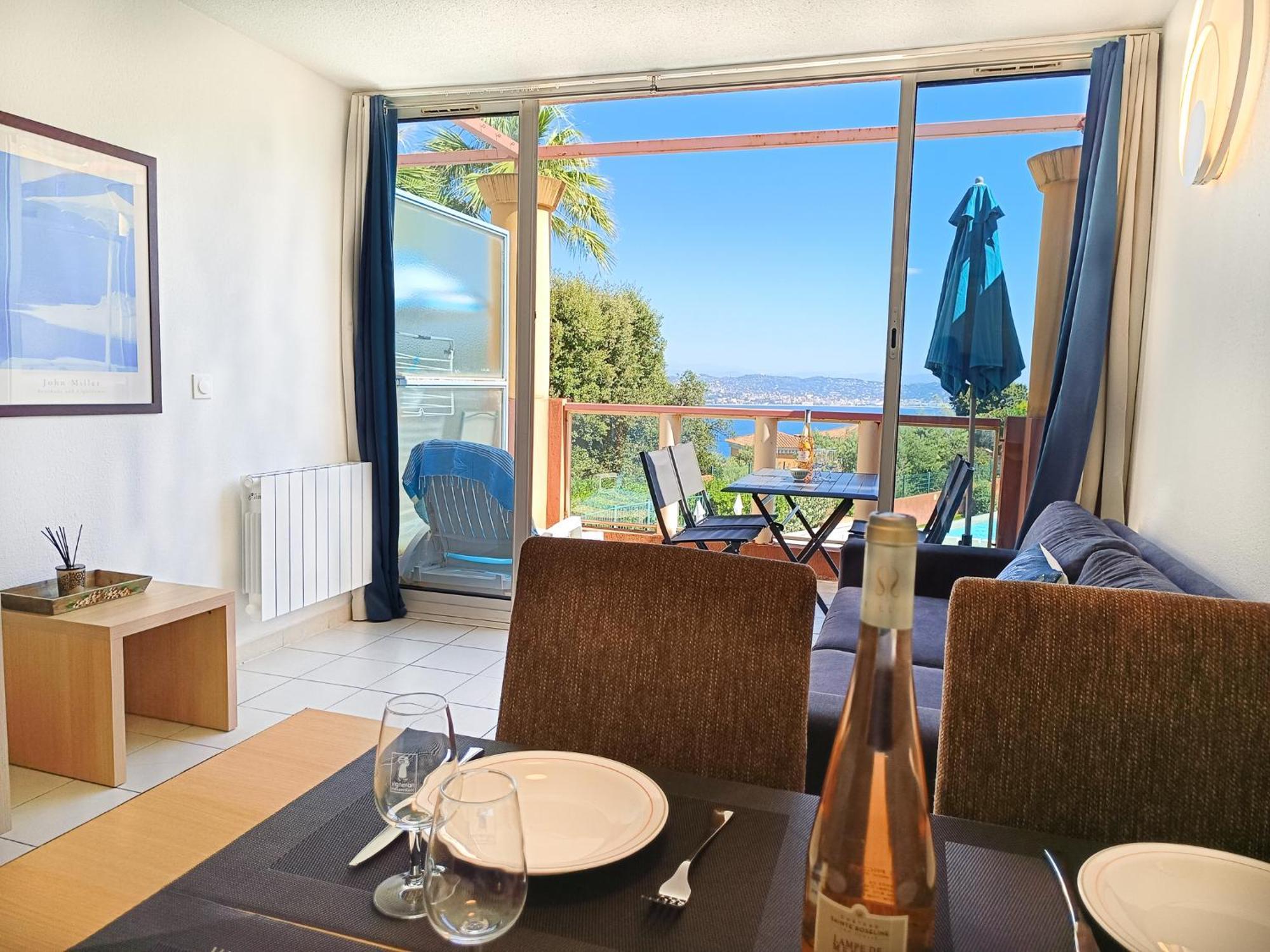 Magnifique Vue Mer Et Piscine - Les Cles De L Esterel 泰晤勒·苏尔·梅尔 外观 照片